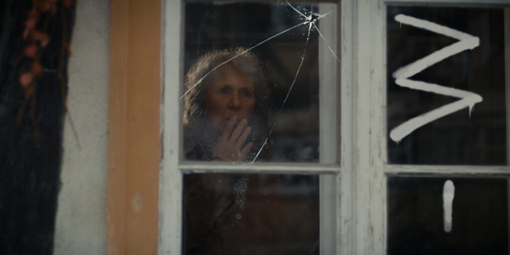 Into the Black Night Still Broken Window