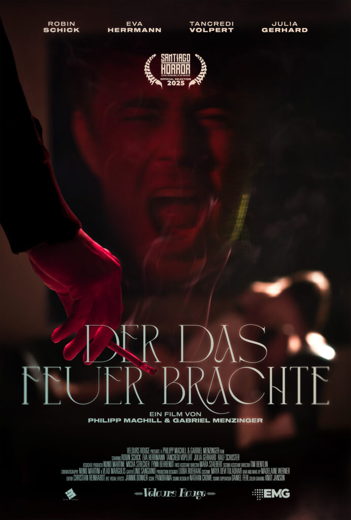 Der das Feuer brachte Poster Deutsch